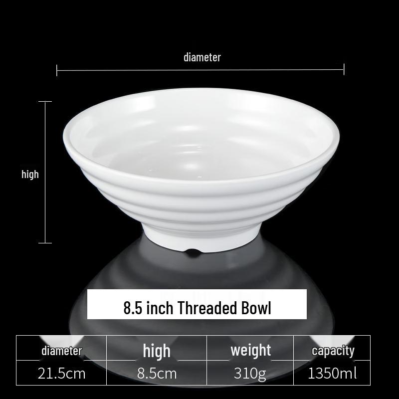 Ru Han A8 8.5-inch Thickened Melamine Noodle Bowl