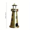 1PC Metal Lighthouse Sea Beacon Desktop Decoration China Famous Landmark Building Home Furnishings Photography Props