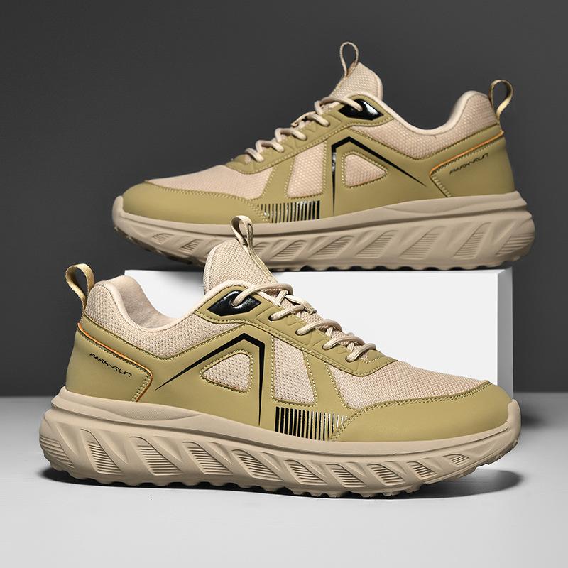 Autumn and winter new large size wide feet wide head sports shoes light cushioning soft sole fattening increase casual walking casual shoes