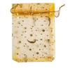 Transparent Organza Mesh Bag with Star & Moon Design, Drawstring Pouch for Jewelry or Candy Gift Packaging