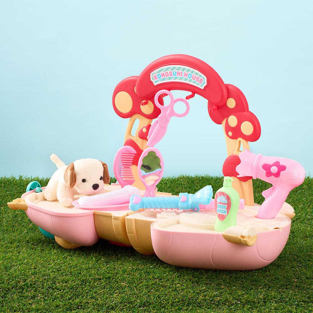 [young toys] Kongsooni's Enchanted Mushroom House Pet Grooming Salon Playset