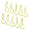 10Pcs RC Car Shell Clip RShape Metal Body Clips Pins for 1 5 1 6 1 8 1 10 RC Car