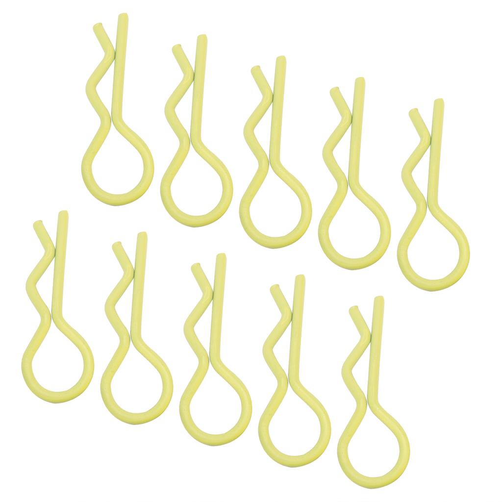 10Pcs RC Car Shell Clip RShape Metal Body Clips Pins for 1 5 1 6 1 8 1 10 RC Car
