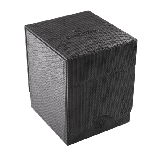 Gamegenic Squire Plus 100+ XL Convertible Deck Box - Holds 100 Double-sleeved Cards! Premium Commander Card Case, Detachable Slide Card Case, Armor Fi