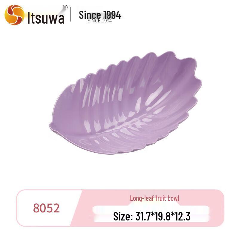 Wuhe European Style Melamine Snack & Fruit Plate 8052