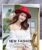 Fedora Unisex Vintage de Ala Ancha - Estilo Europeo y Americano Otoño/Invierno Sombrero de Fieltro de Lana Sintética