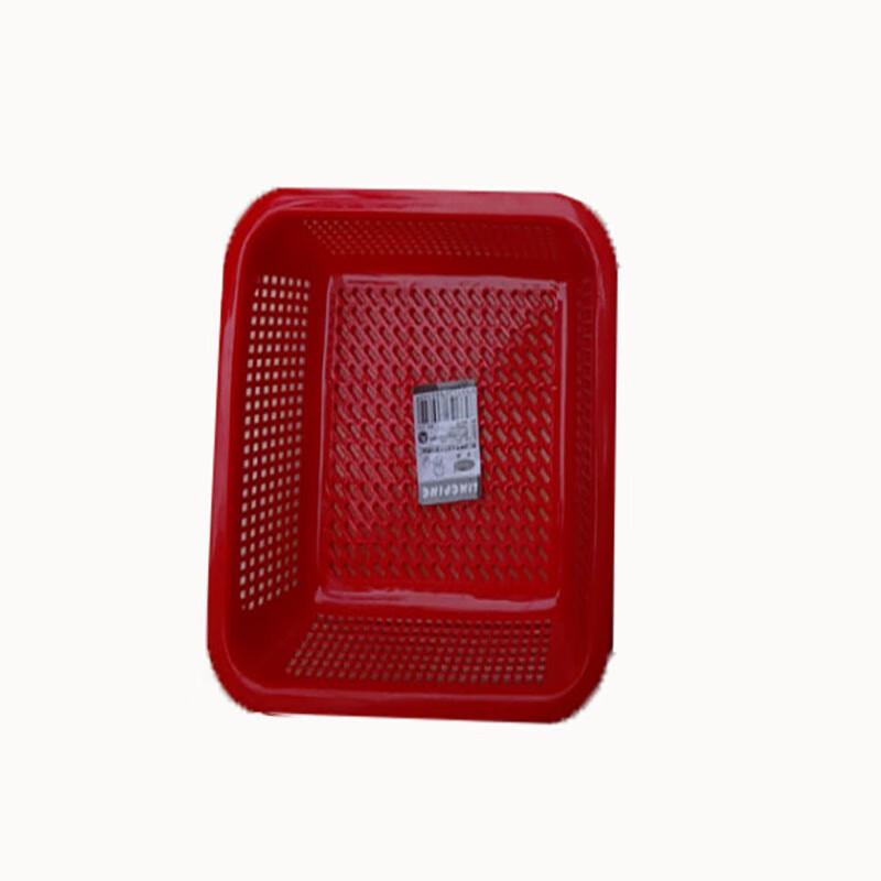 Homeglen Square Plastic Drain & Storage Baskets, 10-Pack
