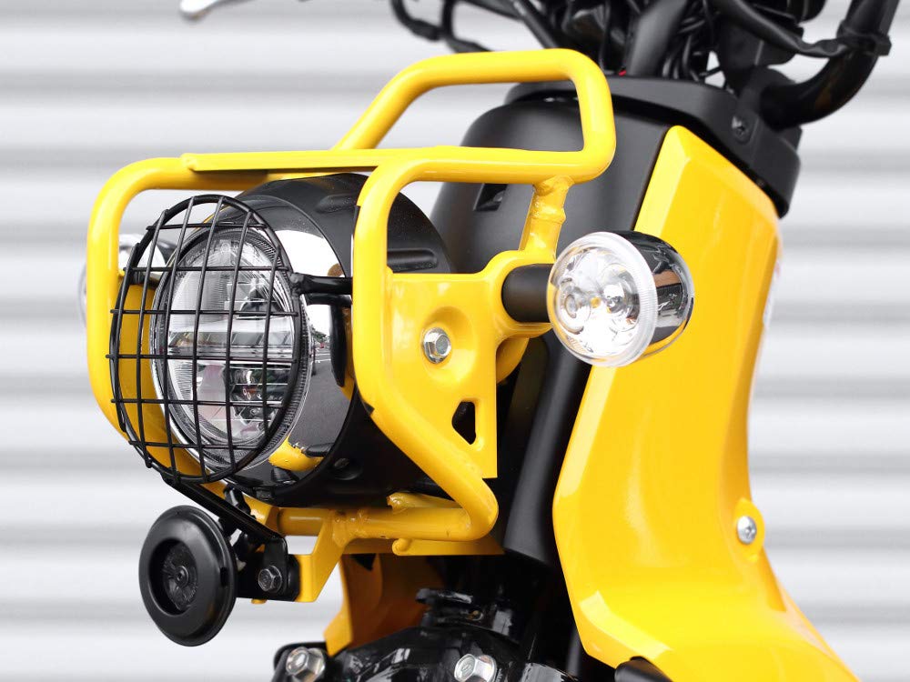 Kijima Motorrad-Teile Scheinwerfer Steinschlagschutz Schwarz Cross Cub 50/110 (AA06/JA45) 2018~HONDA 205-5122