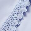 Women's Lace Trim V-neck Blouse