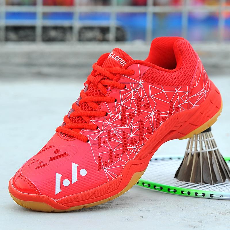 New Light Sport Badminton Shoes Men's and Women's Training Shoes Student LEFUS  Badminton Tennis Shoes