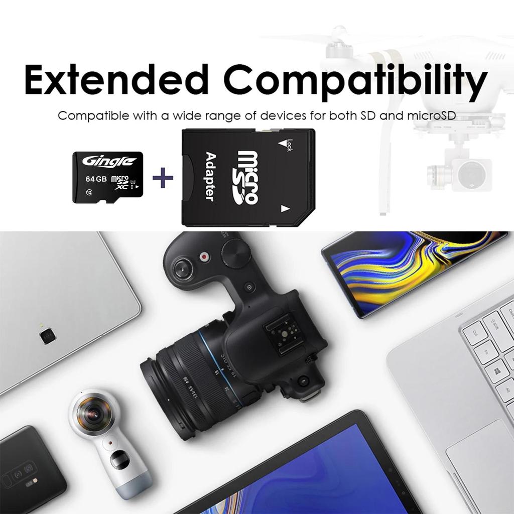 Memory Card 64GB Micro SD Card SD TF Card Flash Card Class10 Memory Card 64 GB microSD TF C10 64G SDXC + card reader SD adapter Memory Card for Phone