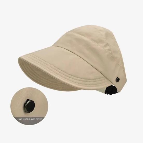Sun Hat High-Density Anti-UV Fabric Full Face Neck Protection Outdoor Sport Hat