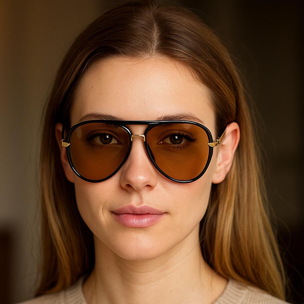 New Large Frame Oval Shaped Sunglasses Women's Luxury Designer Eyeglasses Summer Fashion Women Shades UV400 Eyewear