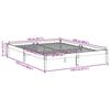 VidaXL Extra Long Bed Frames Without Mattress 140x220 Cm Solid Pine Wood, Bed, Bedroom Furniture, Wooden Bed, Double Bed, 852420