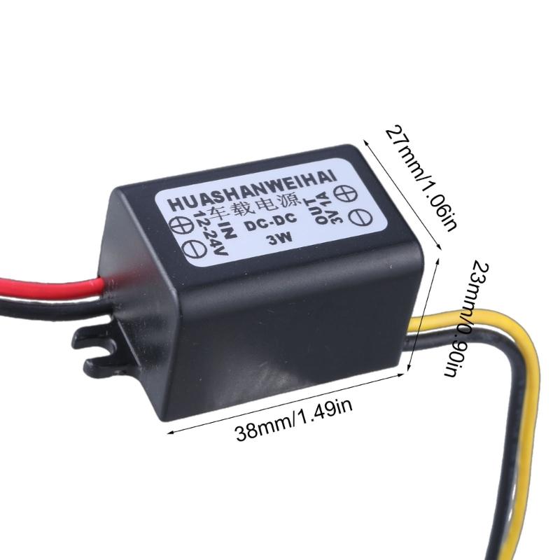 IP68 Waterproof Buckk Converters 12~24V to 3V 3A 2A 1A Powers Supply Converters Module for Car LED Dispaly, Motor