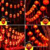 Red LED Tassel Lantern String Lights for Chinese New Year and Lantern Festival Decorations