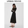 UR Women's Off-Shoulder Pleated A-line Dress