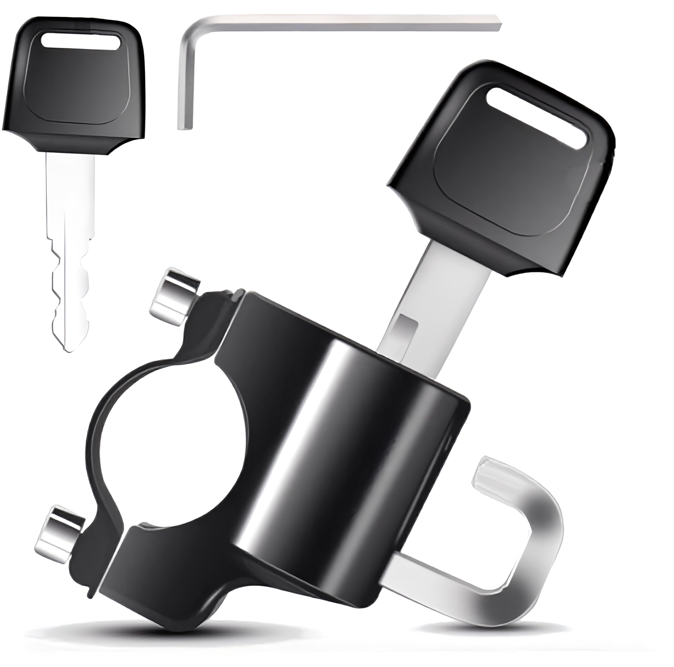 

MN-FACTORY JP Замок для шлема, Замок для мотоциклетного шлема, Держатель, Мотоцикл, Ключ против кражи, Защита от кражи, Скутер, Электровелосипед