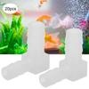 20PCS Aquarium 90 Degrees Elbow Air Pump Pipe Adapter Fish Tank Hose Fittings Connector