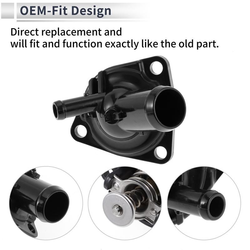 X Autohaux Engine Coolant Thermostat Housing Assembly for Honda Accord 3.5L 2013-2017