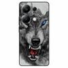 For Redmi Note 13 Pro 4G Case Global Silicon Fashion Space Wolf TPU Painted Coque Funda for Xiaomi Redmi Note 13Pro 4G Cover