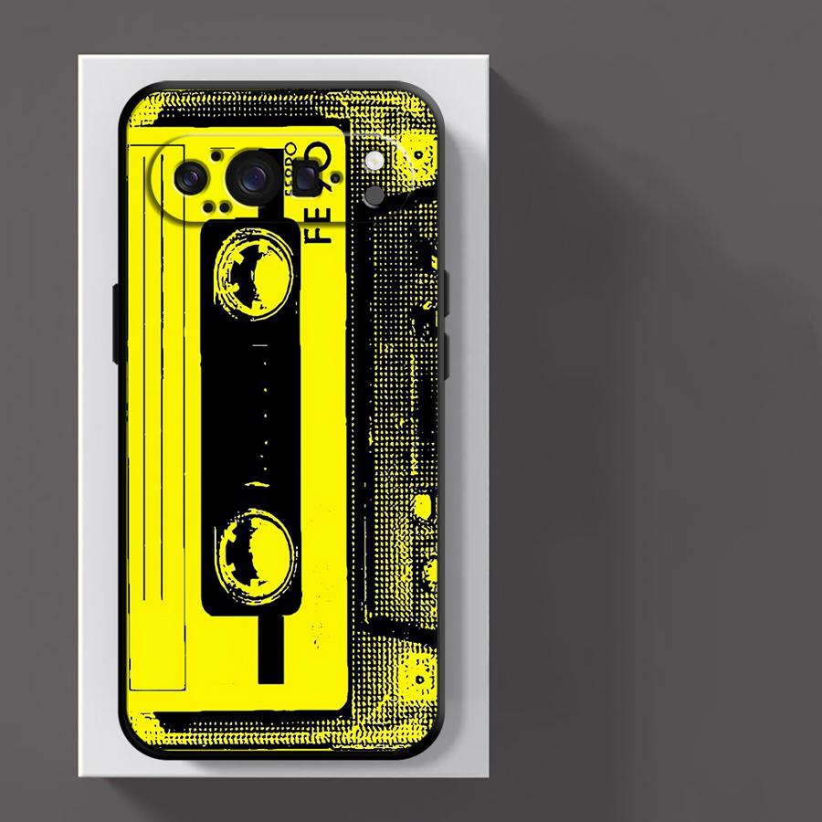 Vintage Cassette Case for Google Pixel 10A 8a 6a 6 7 8 Pro 9a 7a 10 9 Pro XL Funda Phone Cover