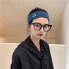 Breathable Elastic Sport Headband Letter Printed Sweat-Absorbent Headscarf  Summer
