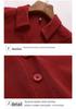 Korean-Style Elegant High-Waisted Slimming Summer Lapel Button T-Shirt