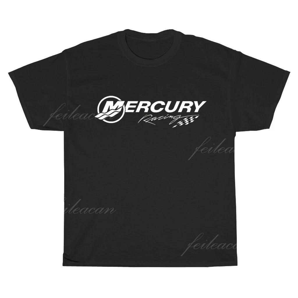 New Shirt Mercury Racing Outboard Logo American TShirt Funny Size S to 5XL 4XL