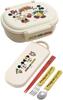 Skater Lunch 1 with Fluffy Meal Made in Disney Mickey Mouse Friends Cooking Kids' Box, Tier, 360ml, Inner, Dome-Shaped, Container, Antibacterial,