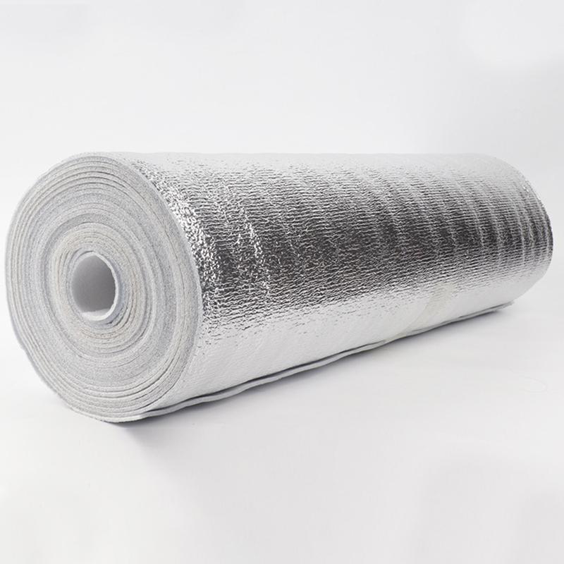 1Roll Insulation Freely Customized Thermal Various Purposes Freshness of Food Practical Aluminum Foil Car Insulation 2MM