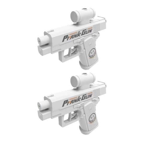 Prank Water Shooter Toy Two-Way Water Sprinkler Refillable Prank Spray Forward Backward Outdoor Water Play Toy for Office School
