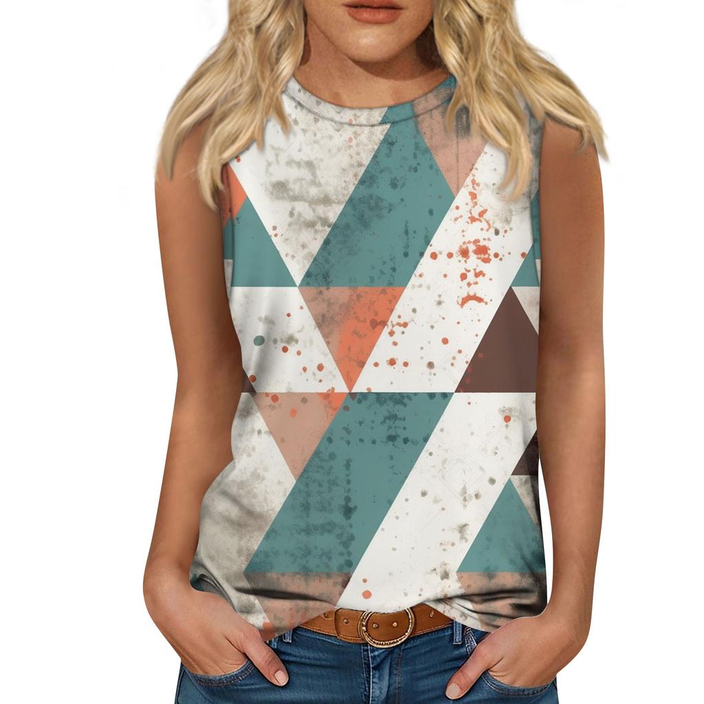 Women's Casual Tunic Tops To Wear With Leggings Sleeveless Shirts Flowy Tanks Blouses