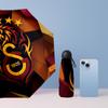 Galatasaray FC Mini 5 Fold Pocket Umbrella Compact Lightweight Anti UV Rain Sun Protection Umbrella Portable Travel Umbrella