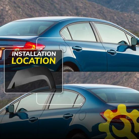 Rear Pillar Molding Trim Rear Left Right For 2012-2015 Honda Civic 72761-TR3-A00