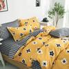 Four-piece Bedding Washed Cotton Single Double Student Three-piece Bed Linen Quilt Cover Pillowcase