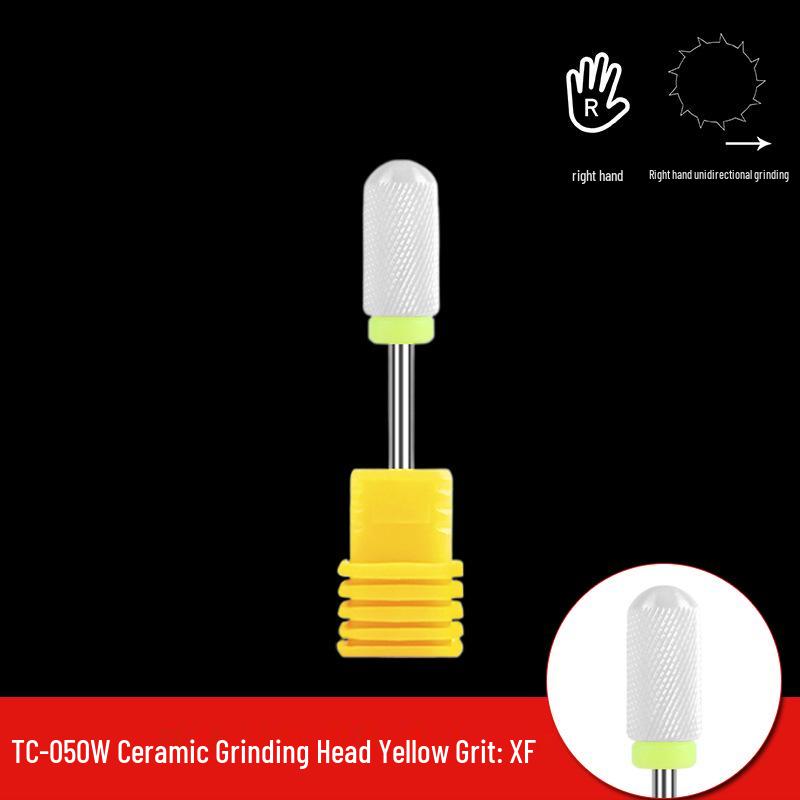 Single Bullet-Shaped Ceramic Nail Grinding Head 2.35