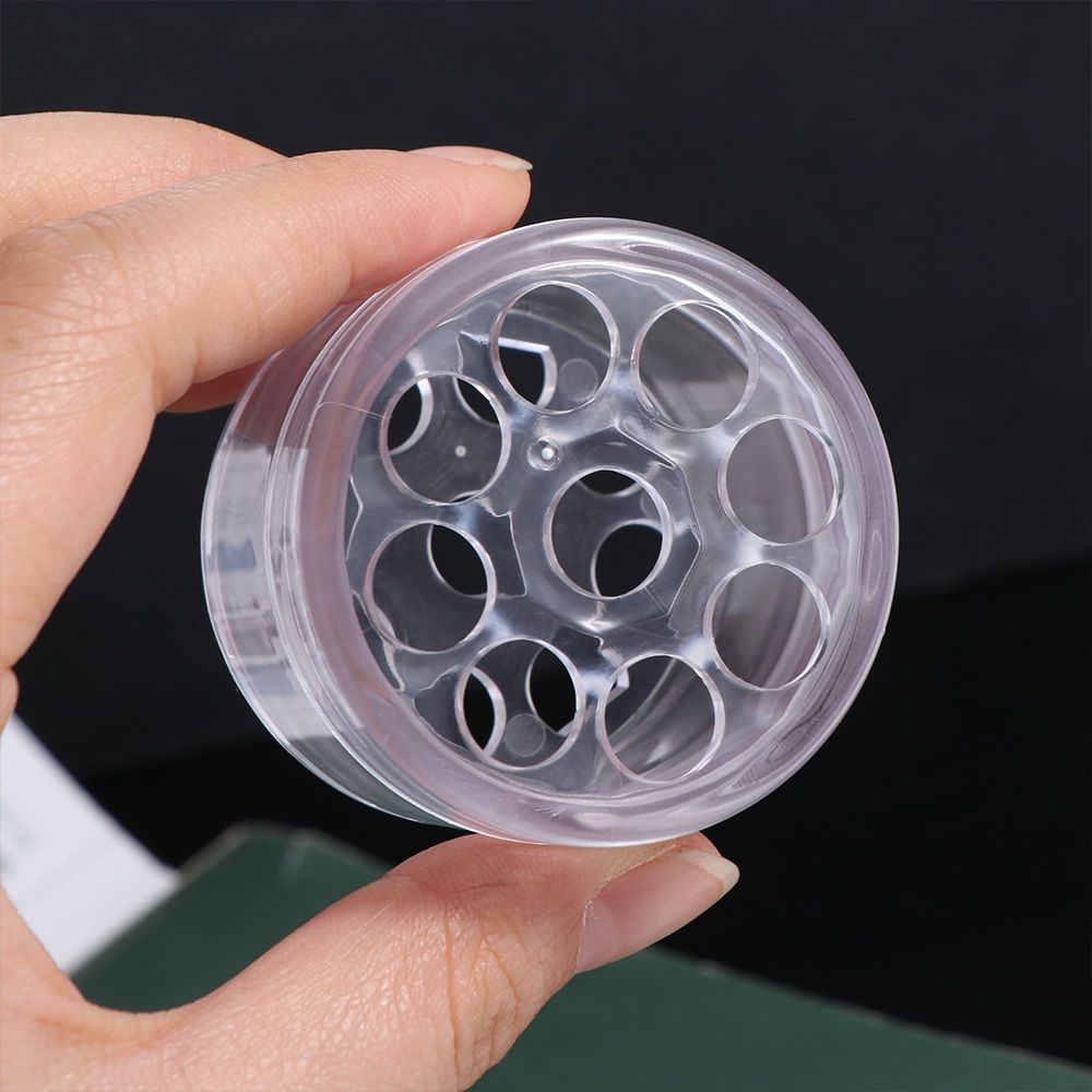 Round Spiral Ikebana Stem Holder Plastic Transparent Flower Vase Holder Convenient Durable Bouquet Floral Arranger Holder Office