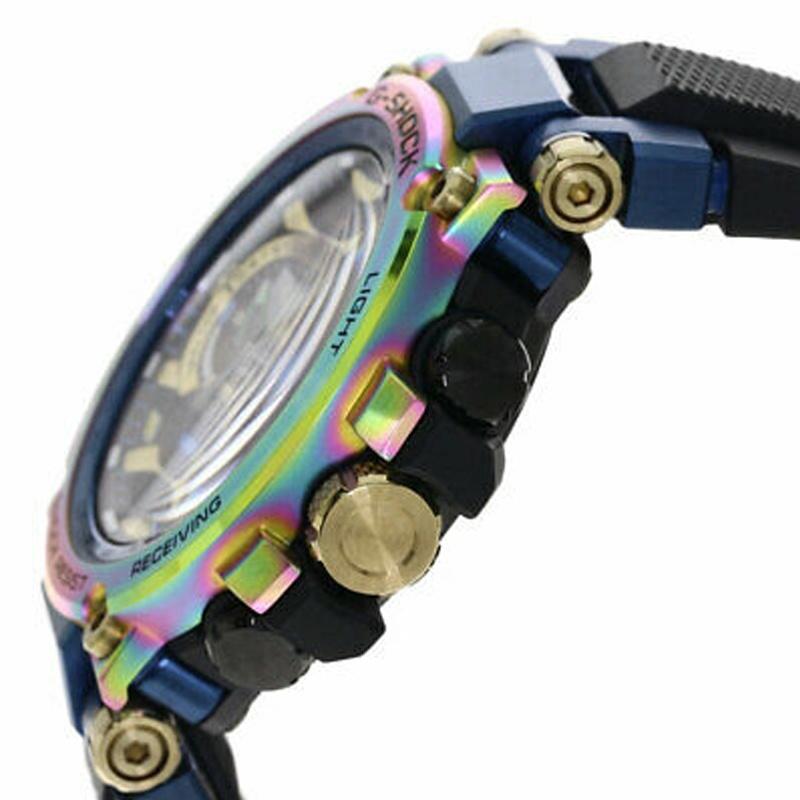 Casio MT-G Series G-SHOCK MTG Series Protective Structure Laser Cool Multi-function Solar Quartz Movement Resin Strap Japanese and MTG-B1000RB-2APR