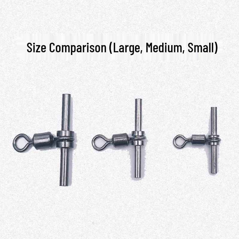Copper Pipe Fishing Gear Splitter with American Swivel Lure Connector