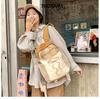Schoolbag manufacturers wholesale girl small fresh embroidery bow backpack school super light cute schoolbag short-distance backpack tide