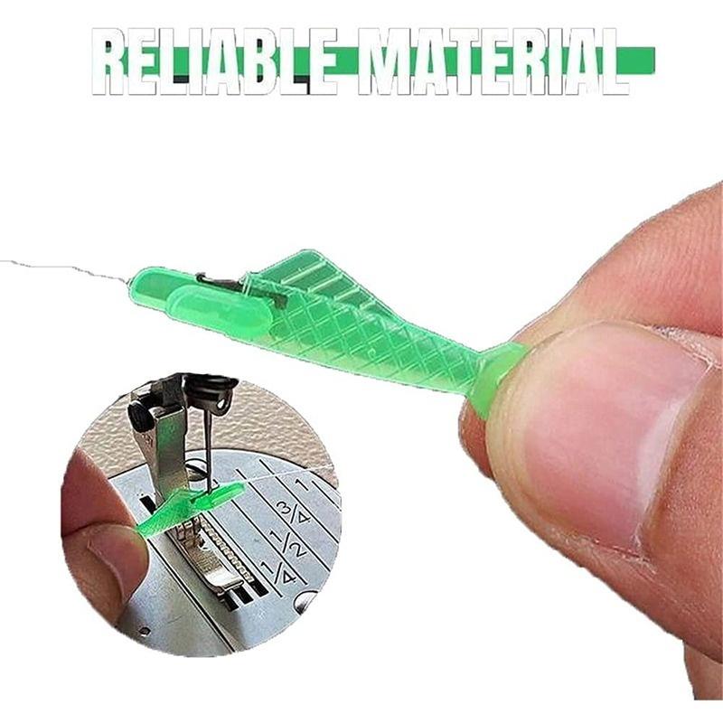 Automatic Needle Threader 50Pcs Mini Sewing Machine Hook Stitch Tool Quick Change Craft Accessories for Elderly Sewing Tools