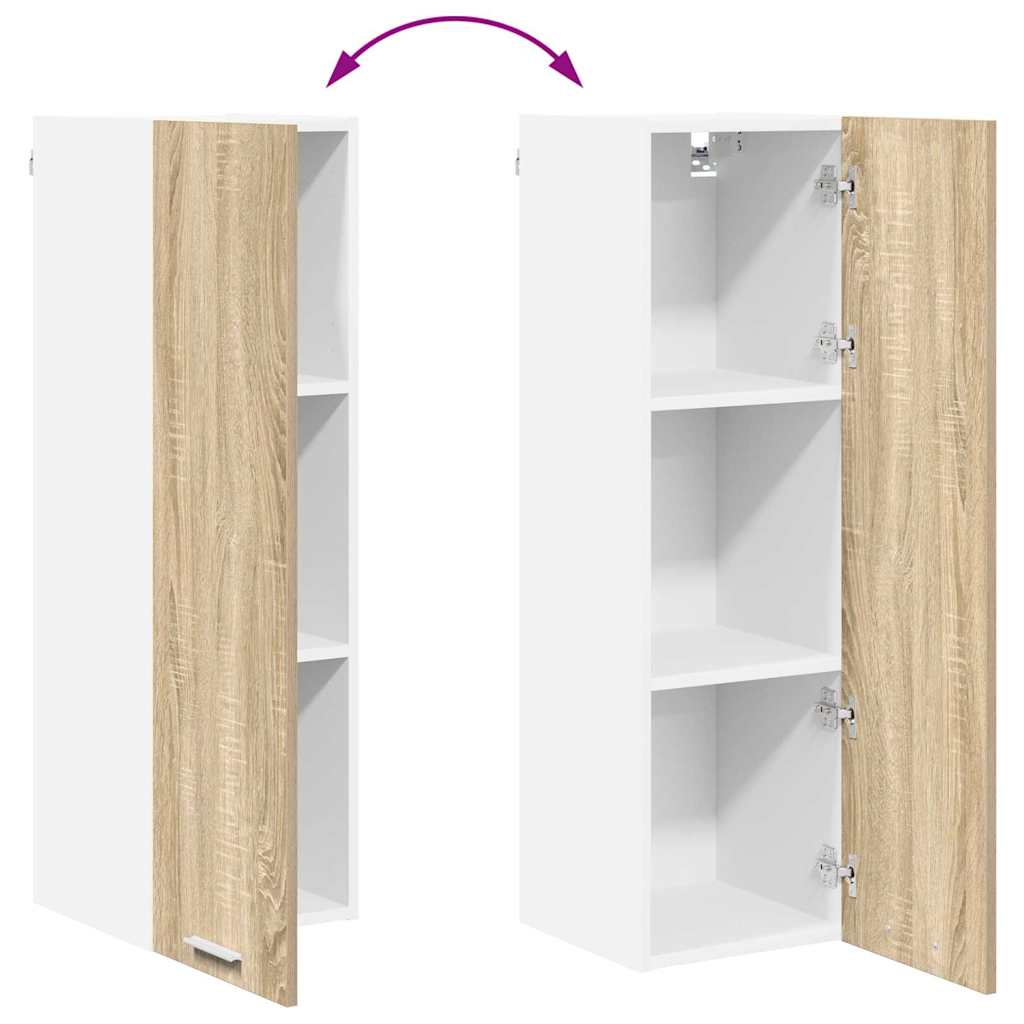 Hanging Cabinet Sonoma Oak Finish 30 X 31 X 100 Cm Particleboard