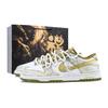 Nike Dunk Terreno Abbondante Antiscivolo Resistenti all'Abrasione Scarpe da Skateboard Basse Uomo Bianco Oro DV0833-105(Team836-)