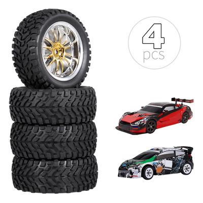4 bucăți 1/10 cauciuc anvelope RC mașină de curse anvelope pentru HSP Redcat Traxxas Tamiya HPI RC piesa mașină diametru