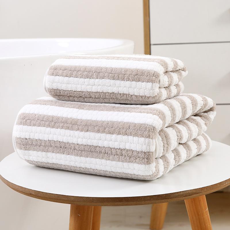 

Новое утолщенное абсорбирующее банное полотенце, мягкое полотенце для лица для дома, 1 шт. 70*140cm кофейный