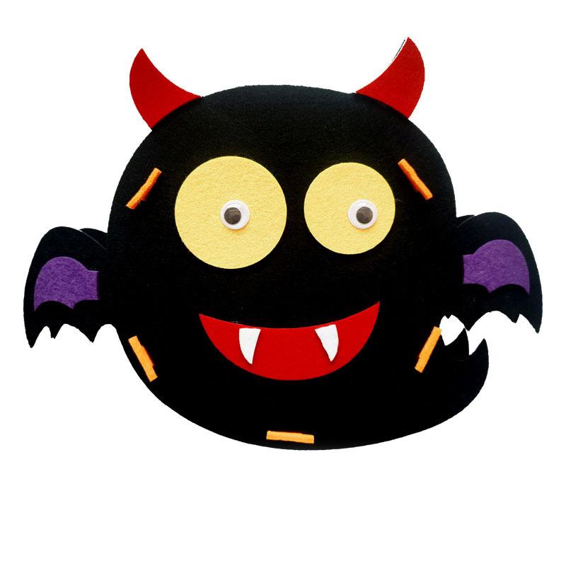 Halloween-Filz-Süßigkeitstasche, dekorative Kürbistasche.