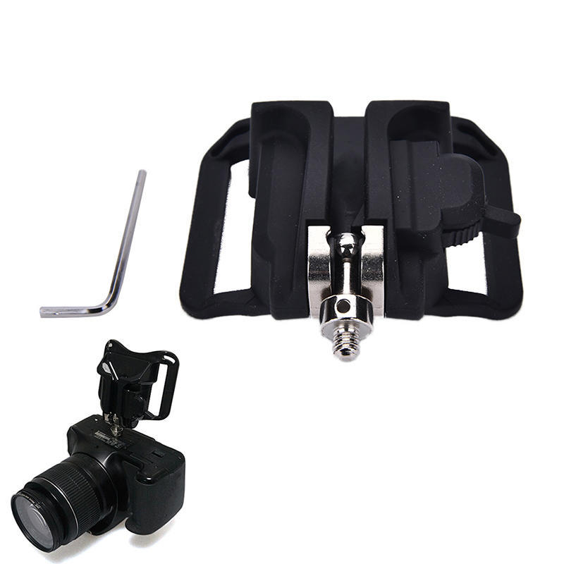 1/4" Screw Camera Waist Spider Belt Holster Quick Strap Buckle Dull For Camera