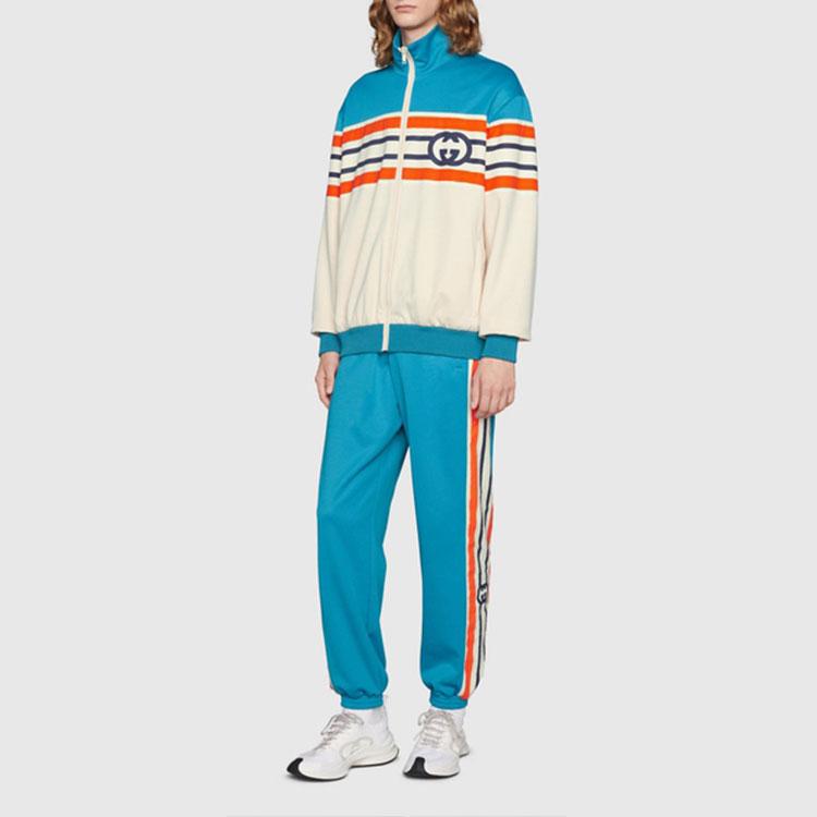 Previous Season Interlocking G Stripe Jacket 673299-XJDU1-4628