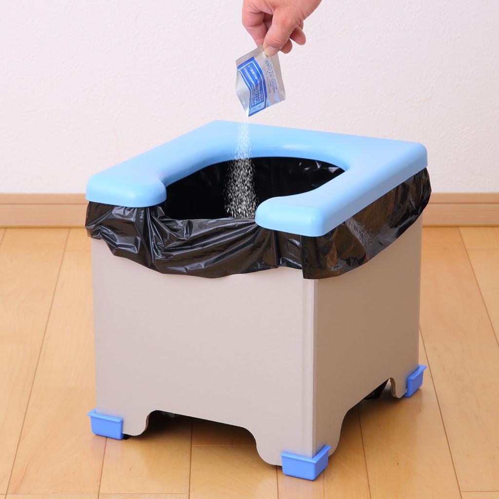 Portable Toilet Emergency Use Disaster Supplies (mobile Privacy Poncho Goods Solidifying Agent Assembly Type Bedroom Simple During Disasters